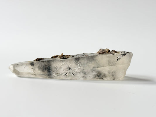 Specularite on Quartz (J)