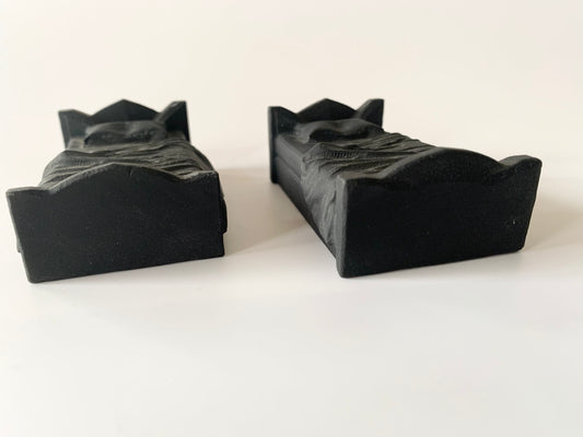 Bed Carving, Black Obsidian