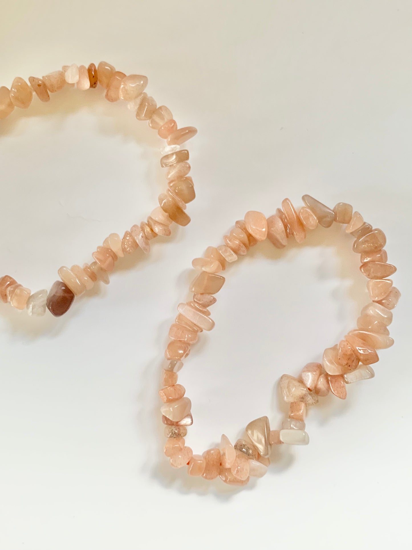 Sunstone Chip Bead Bracelet