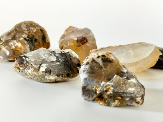 Raw Montana Moss Agate Tumble