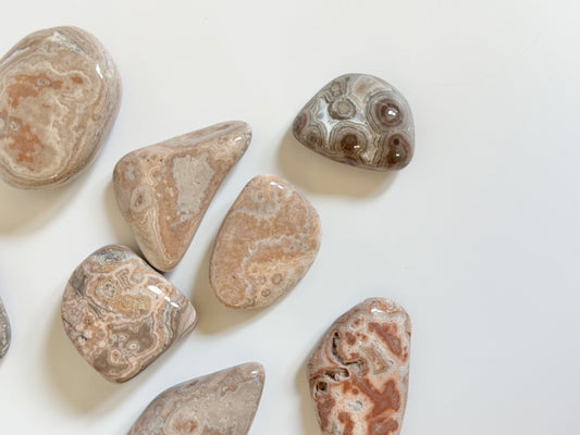 Summerville Lace Agate, Tumble