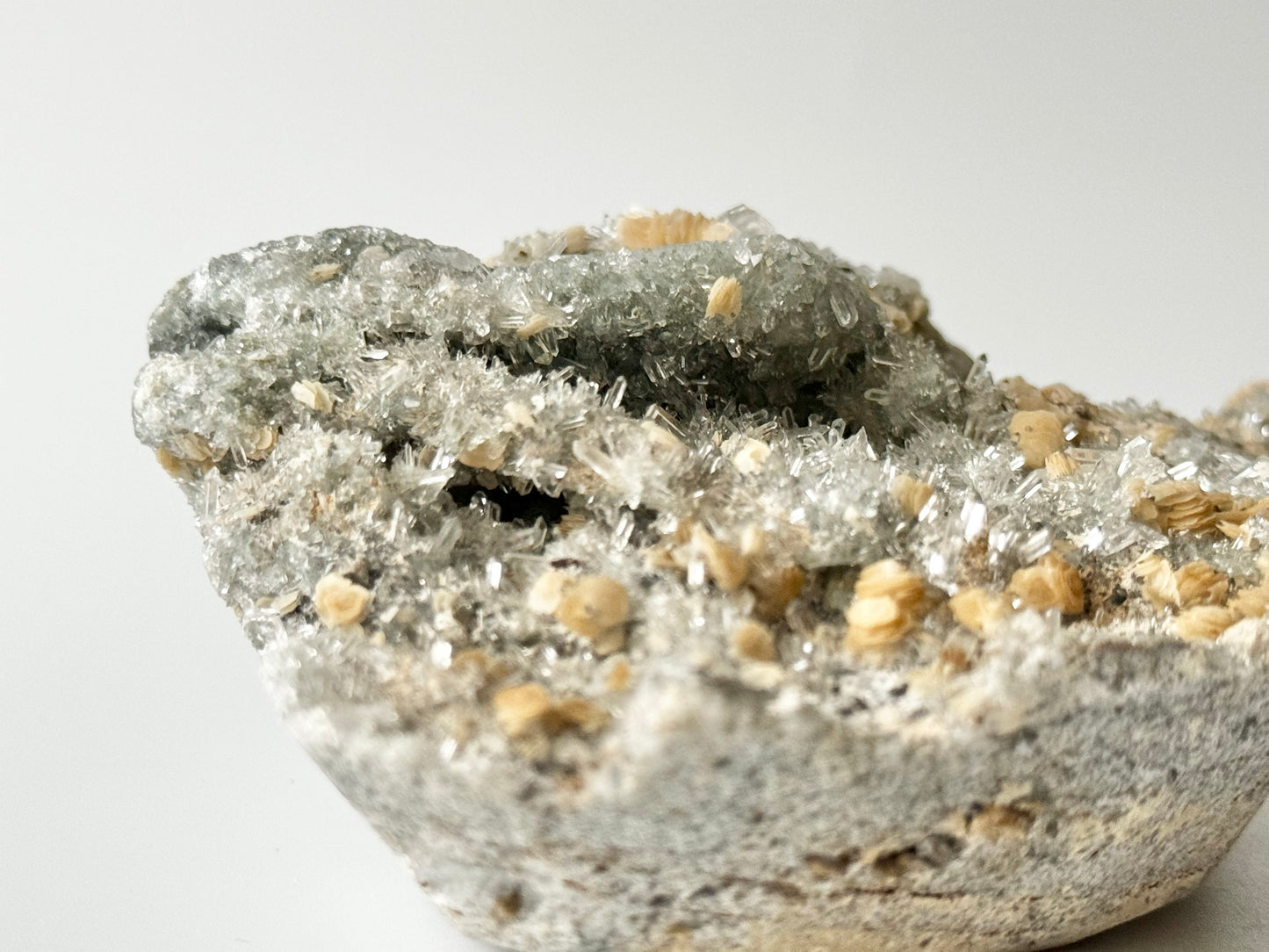 Needle Quartz with Siderite Specimen (E)