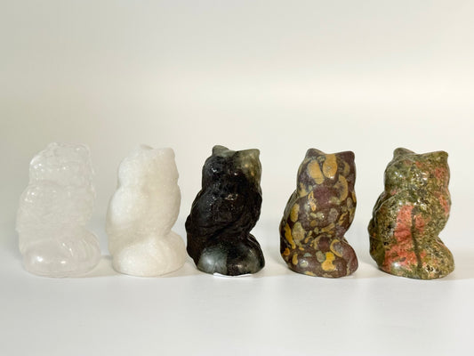 Perched Owl Carving Medium Carving