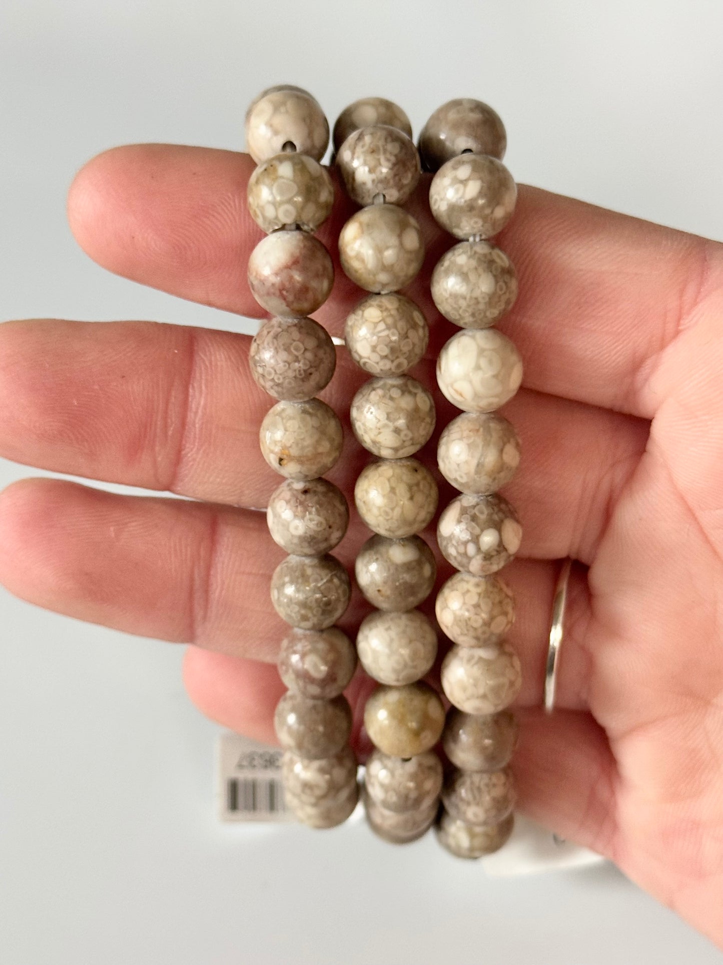 Pisolite Round Bead Bracelet, 8mm
