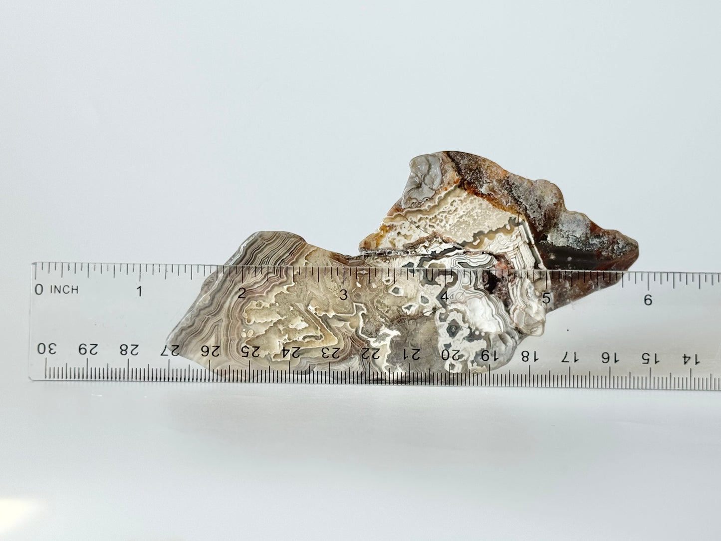 Crazy Lace Agate Slab, polished