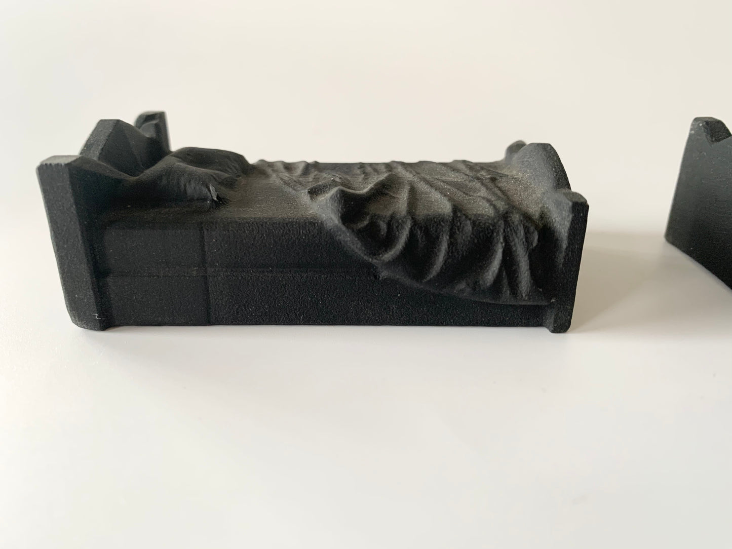 Bed Carving, Black Obsidian