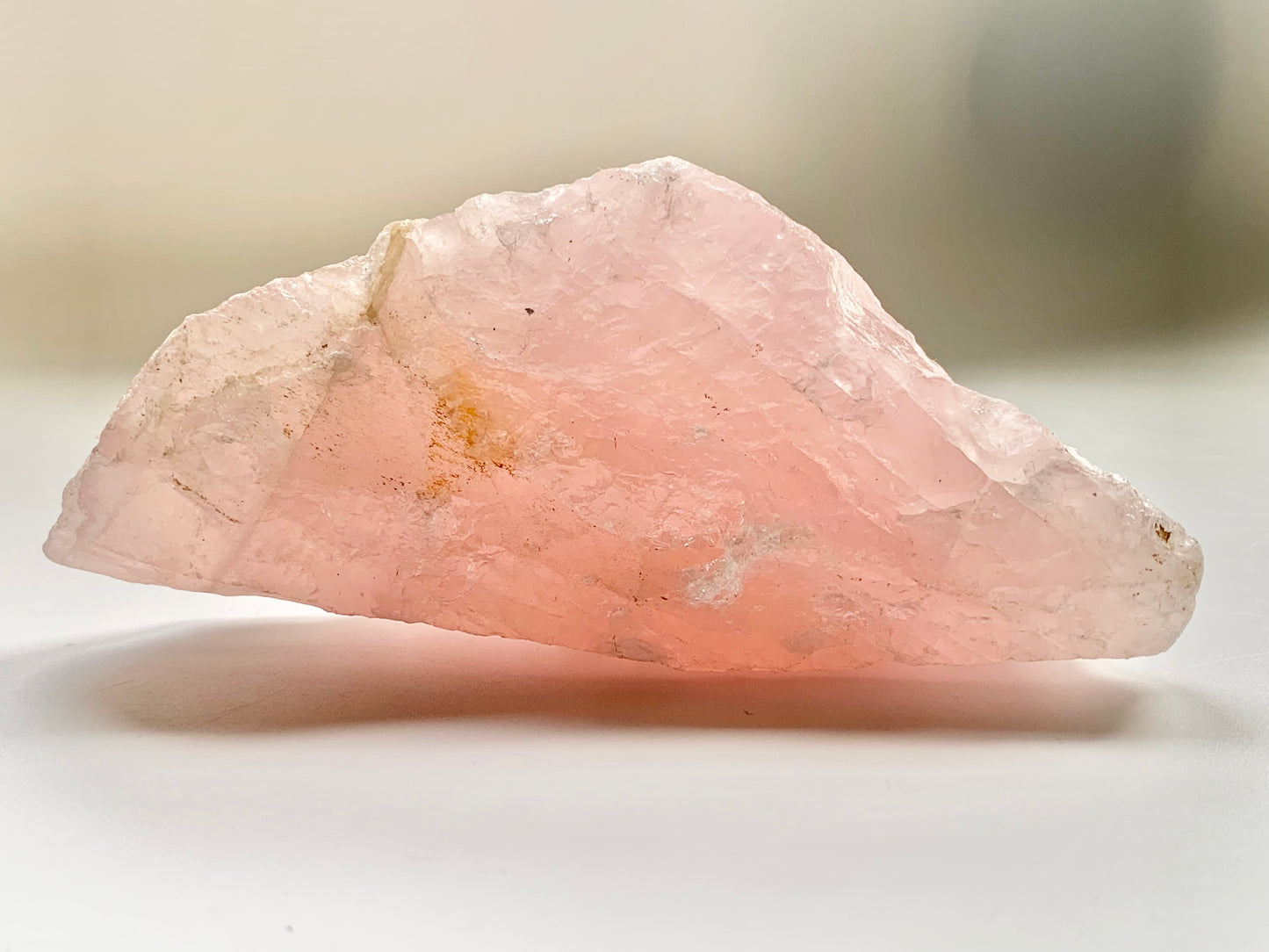 Raw Rose Quartz Display Piece