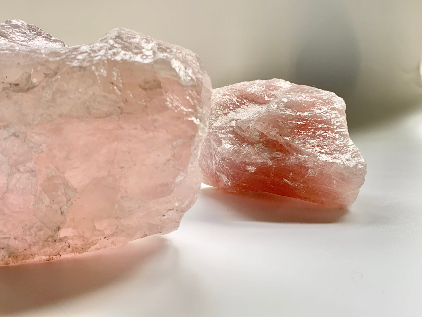 Raw Rose Quartz Display Piece