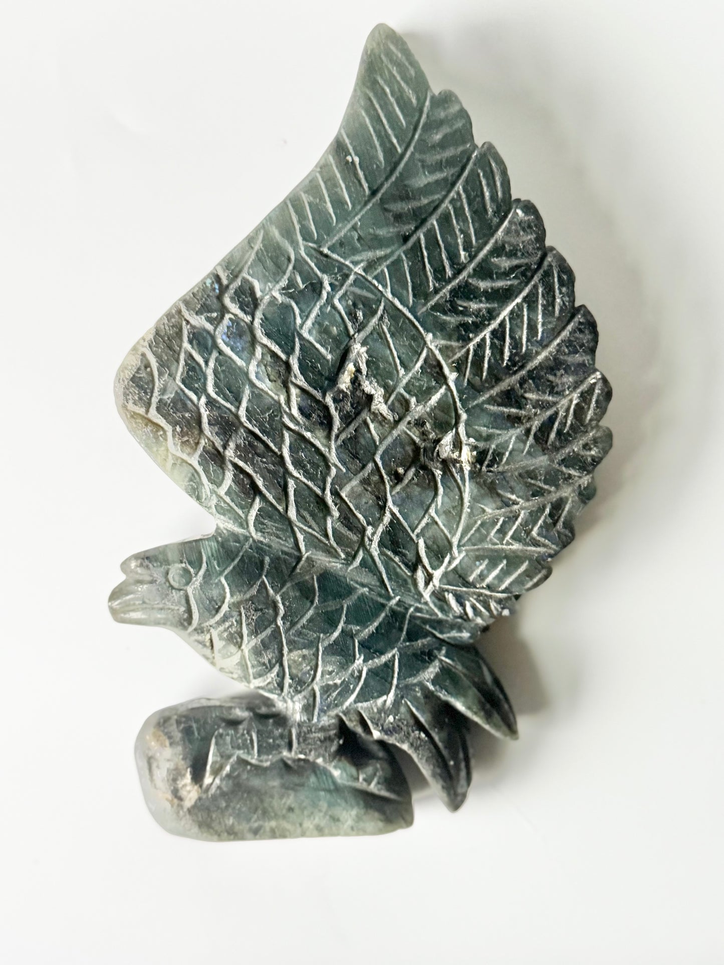 Labradorite Eagle Carving