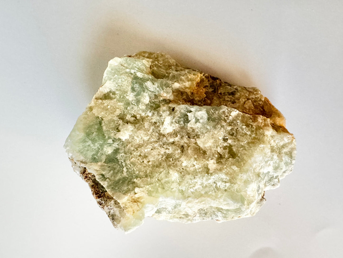 Prehnite, Raw