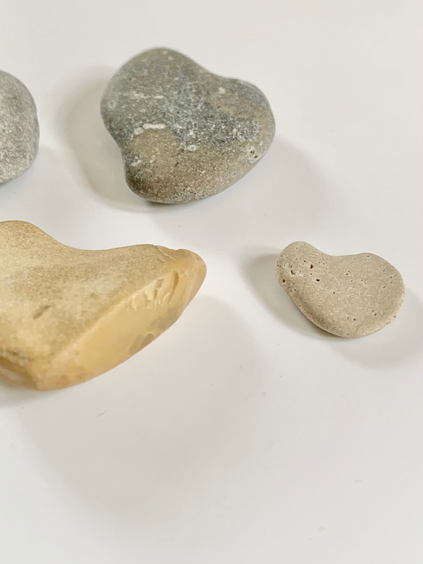 Lake Michigan Nature Heart Shaped Rocks