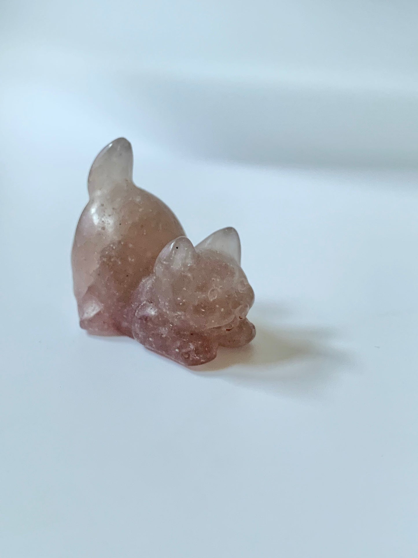 Mini Playful Cat Carving