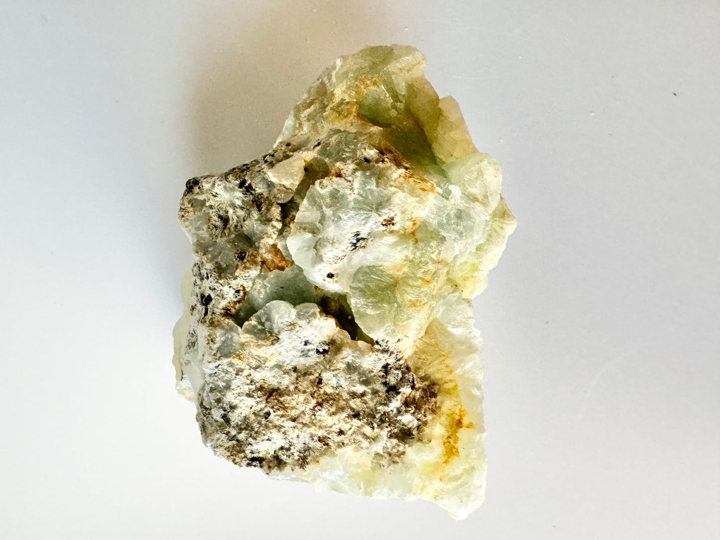 Prehnite, Raw