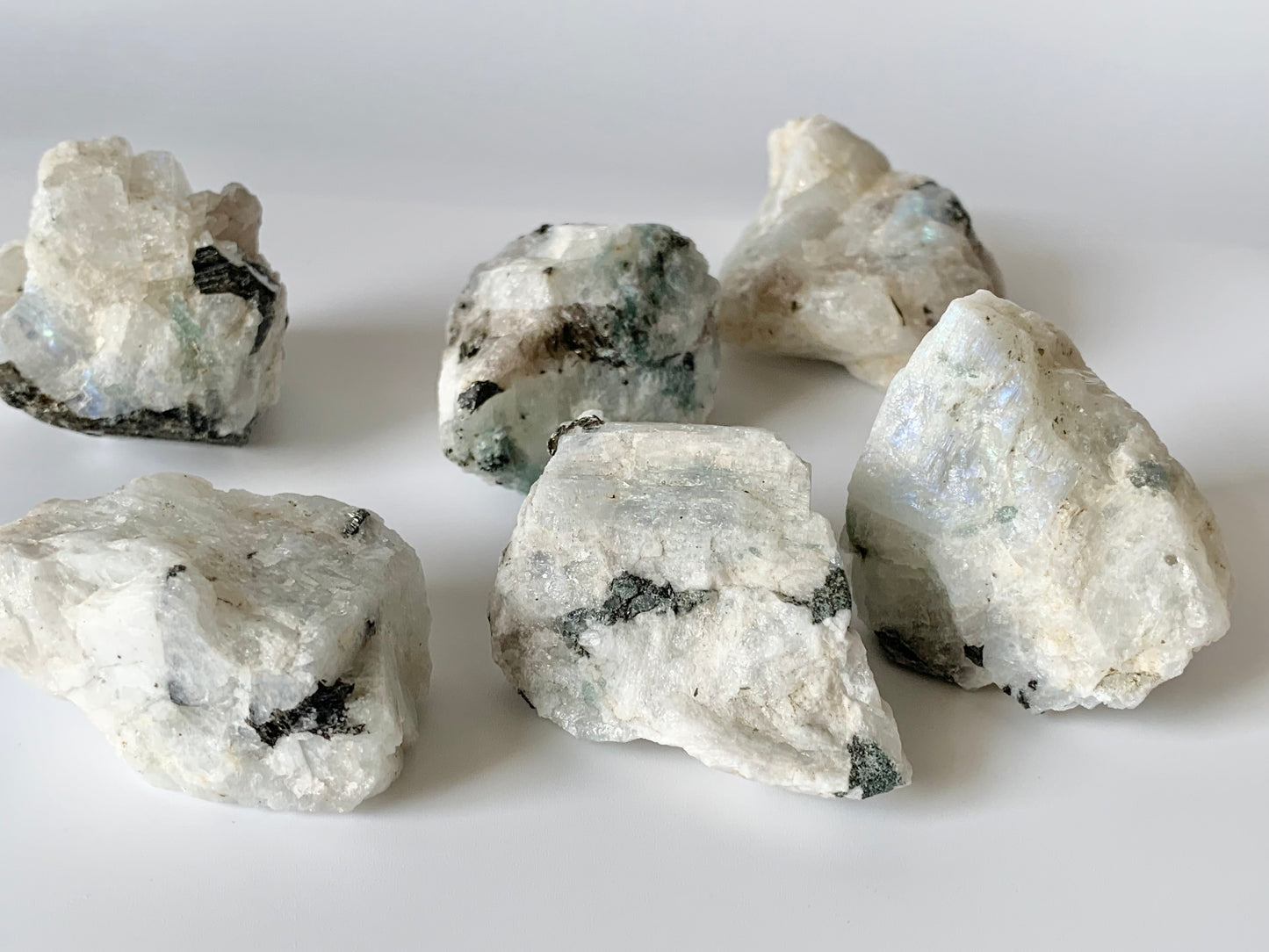 Rainbow Moonstone, Raw