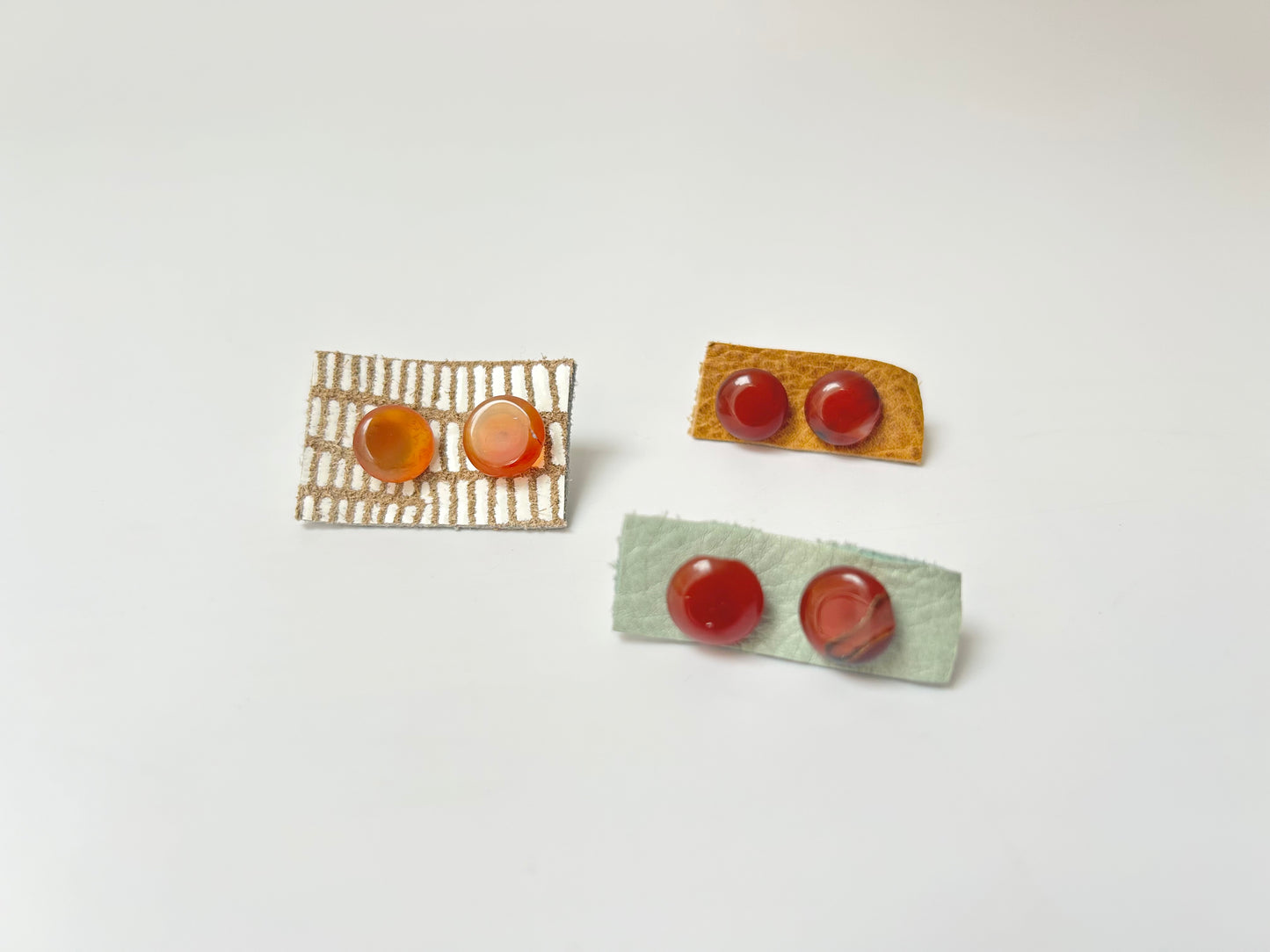 Gem Chip Stud Earrings