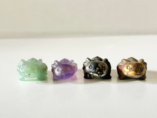 Mini Axolotl Carving