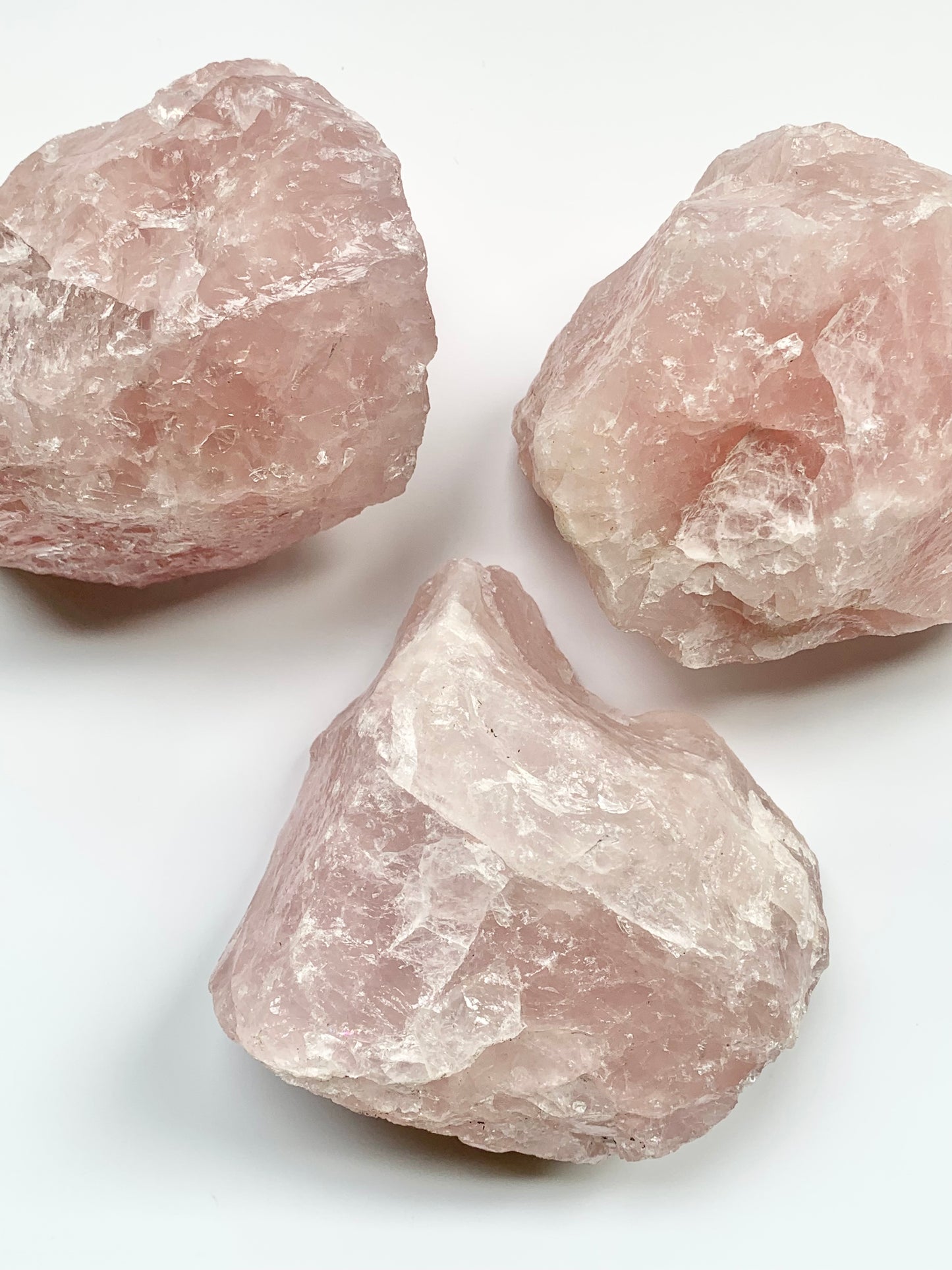 Raw Rose Quartz Display Piece