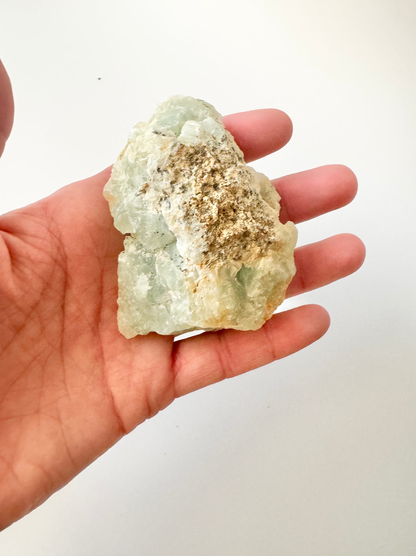 Prehnite, Raw