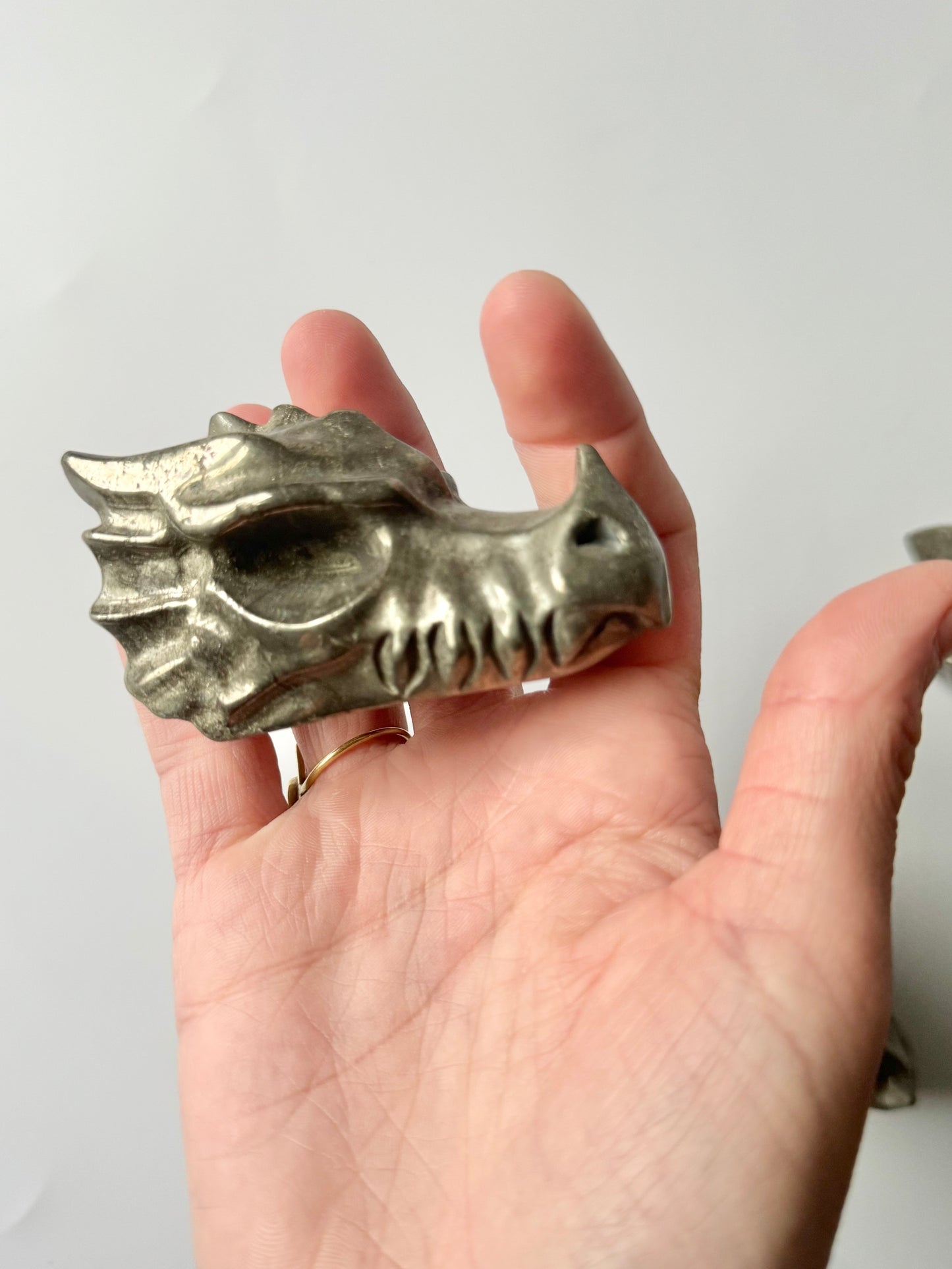 Pyrite Dragon Head