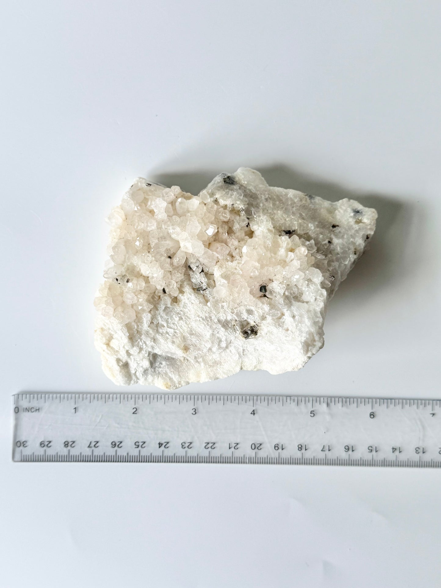 Clear Quartz with Pyrite Cubes