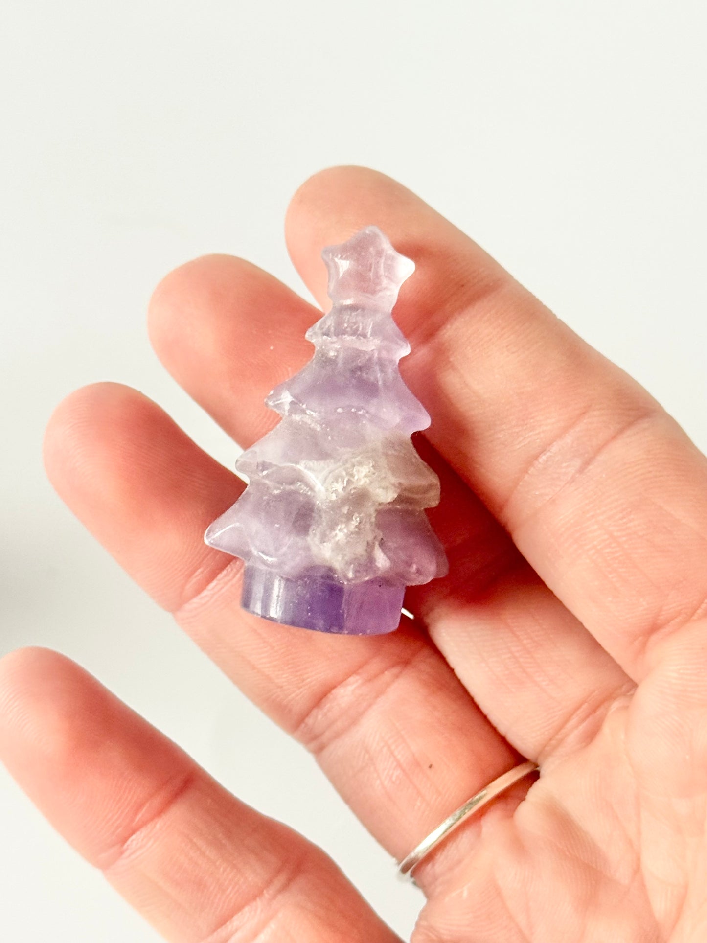 Fluorite Christmas Tree, Mini Carving