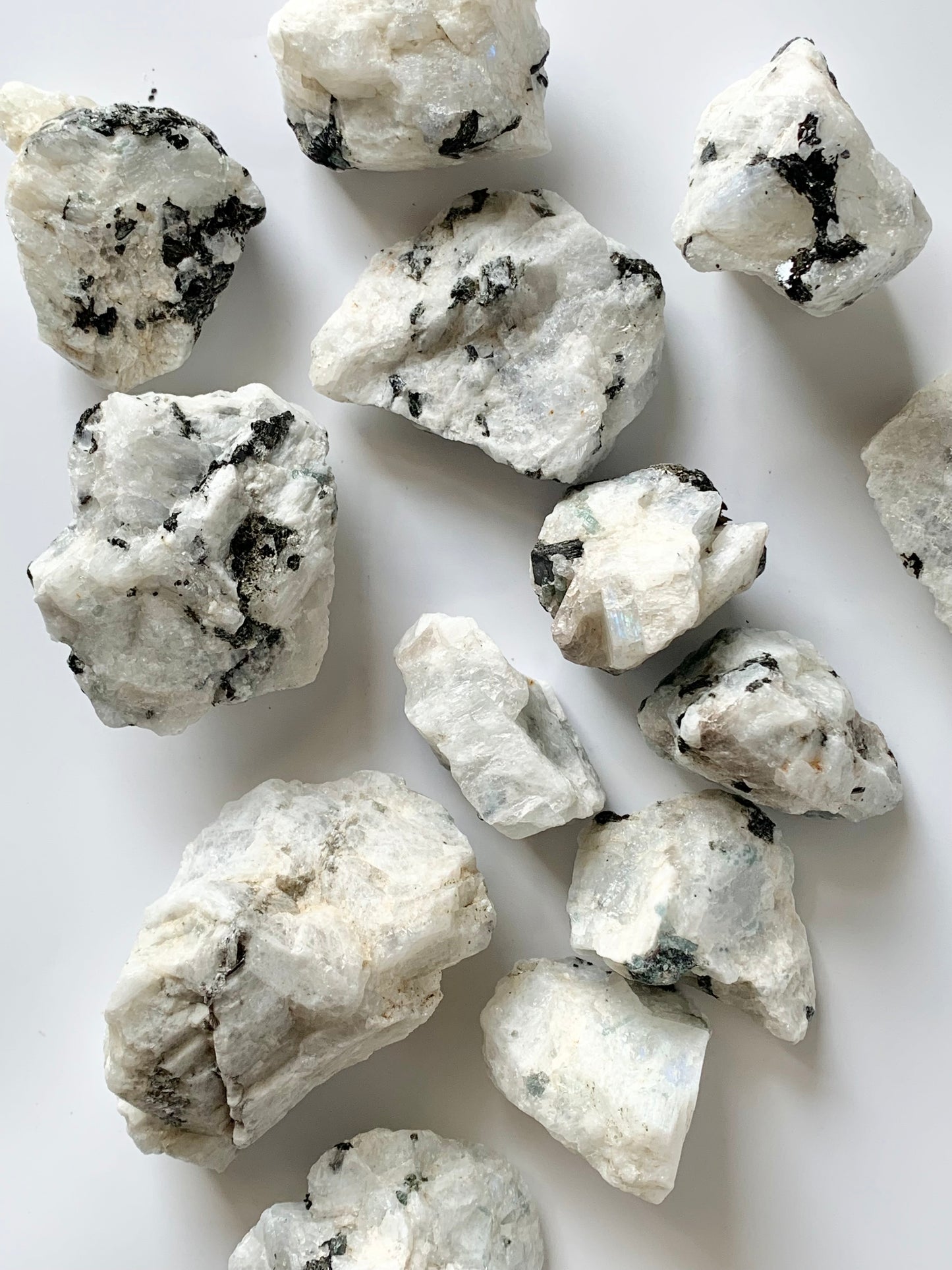 Rainbow Moonstone, Raw