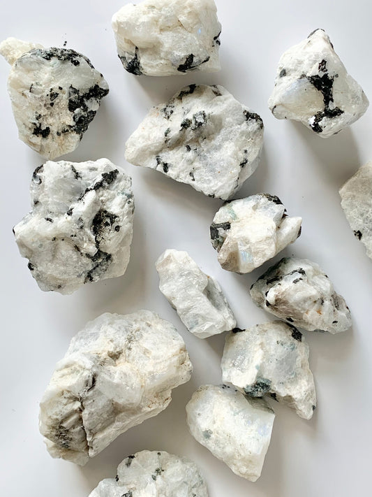 Rainbow Moonstone, Raw