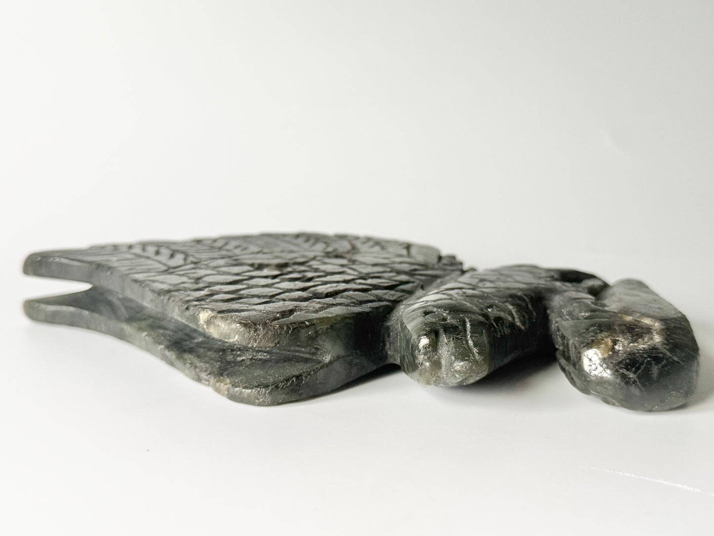 Labradorite Eagle Carving