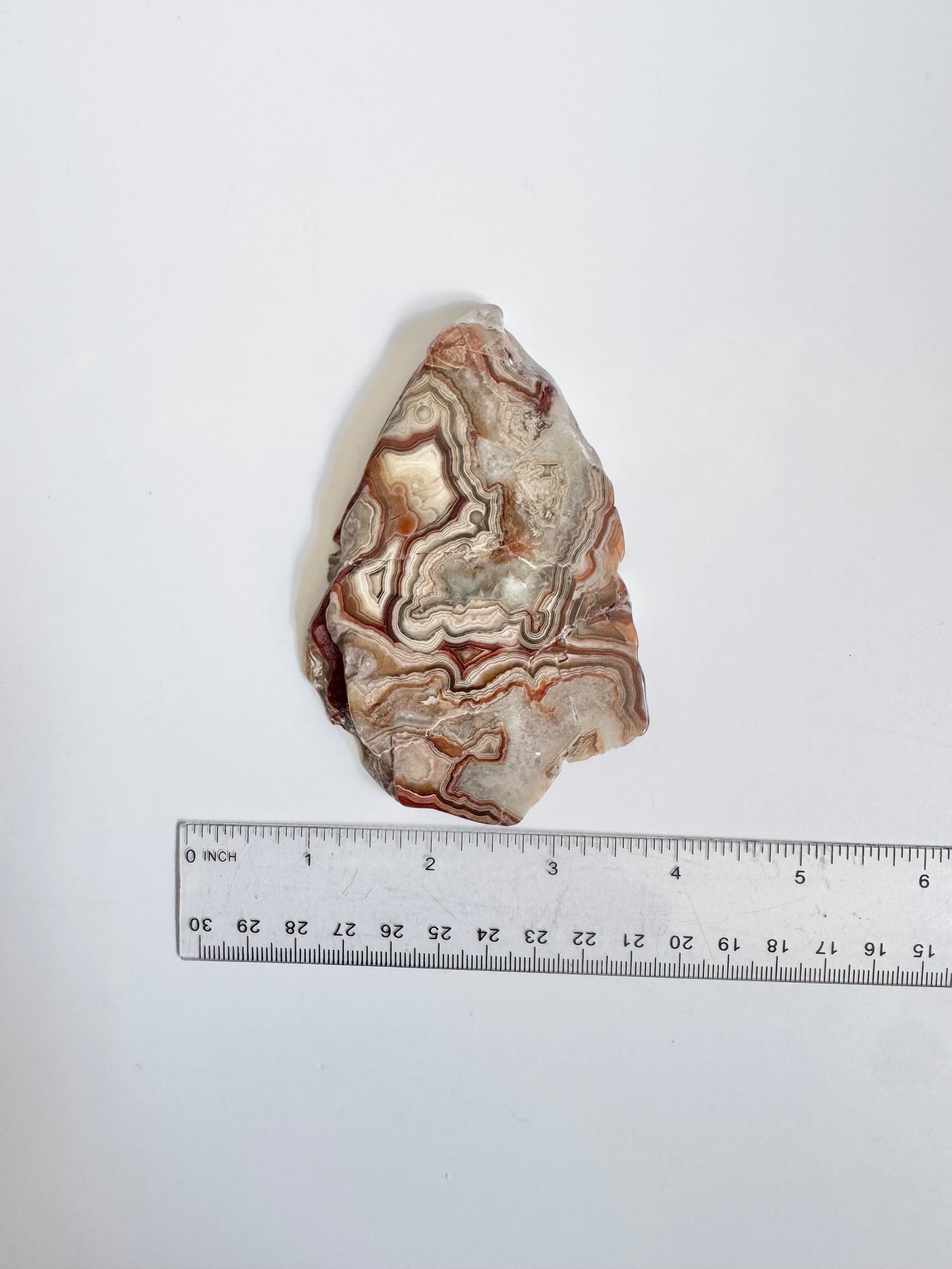 Crazy Lace Agate Slab, polished