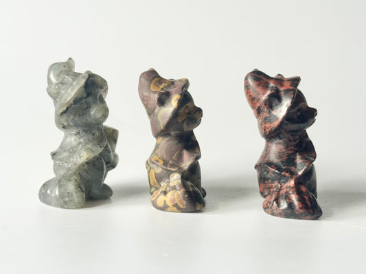 Cat flying on a broom