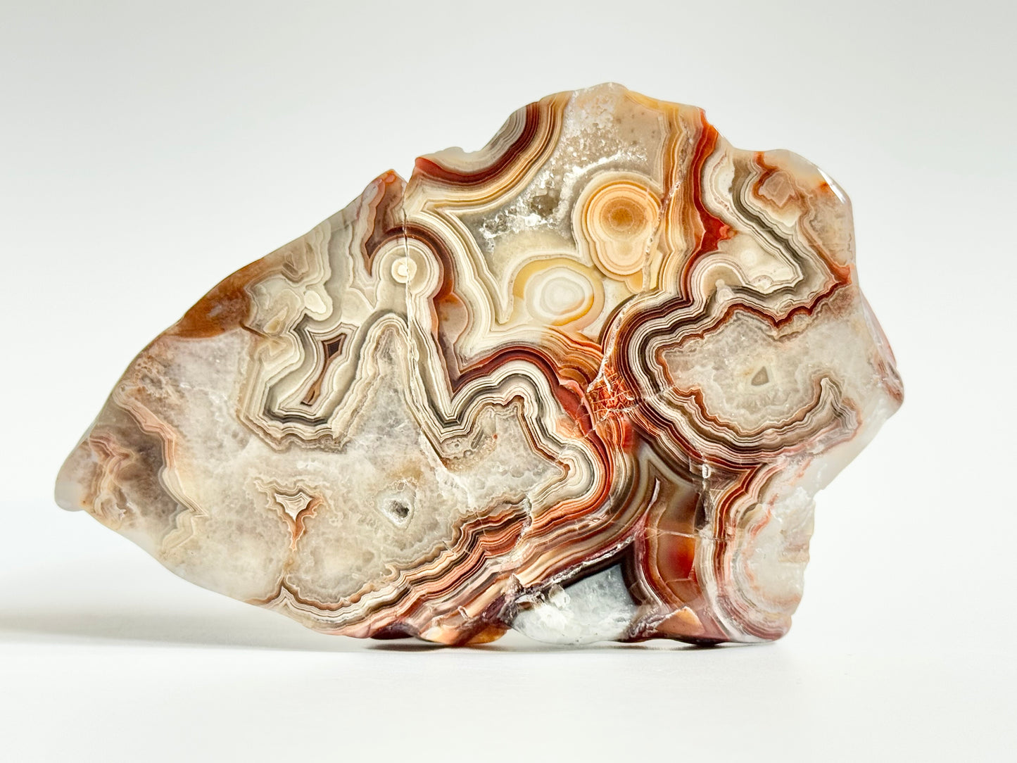 Crazy Lace Agate Slab, polished