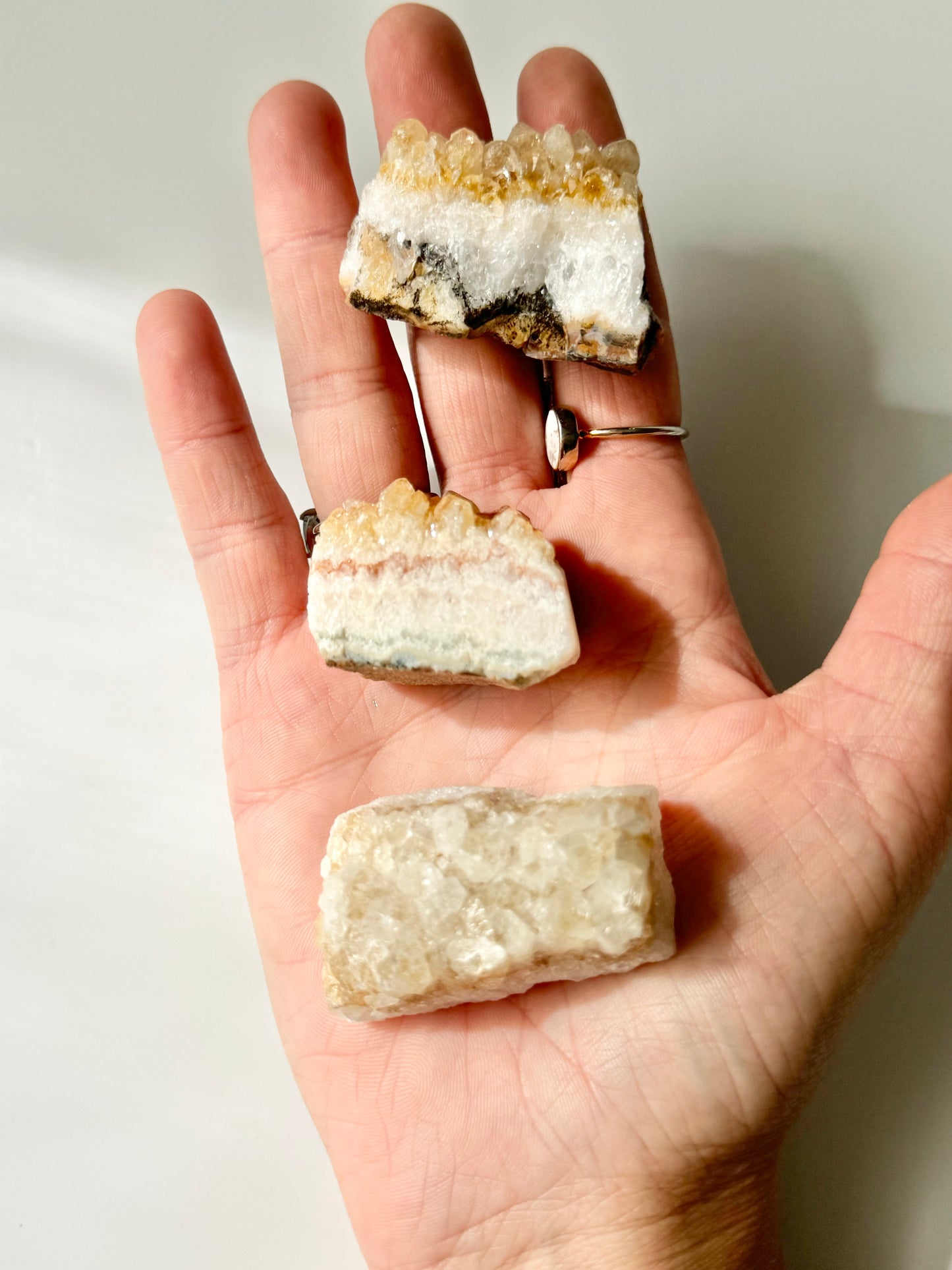 Small Citrine Clusters