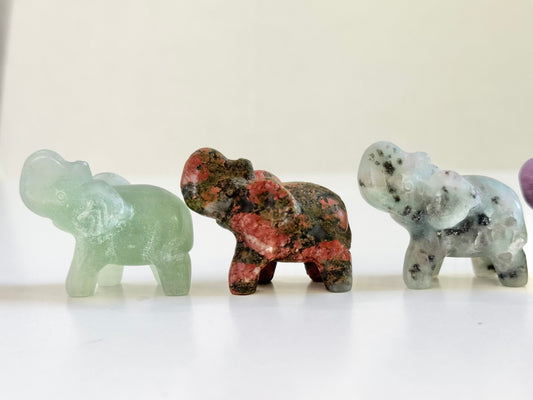 Elephant Carving, Medium