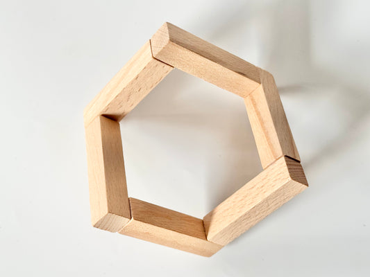 Wooden Sphere Stand, holder