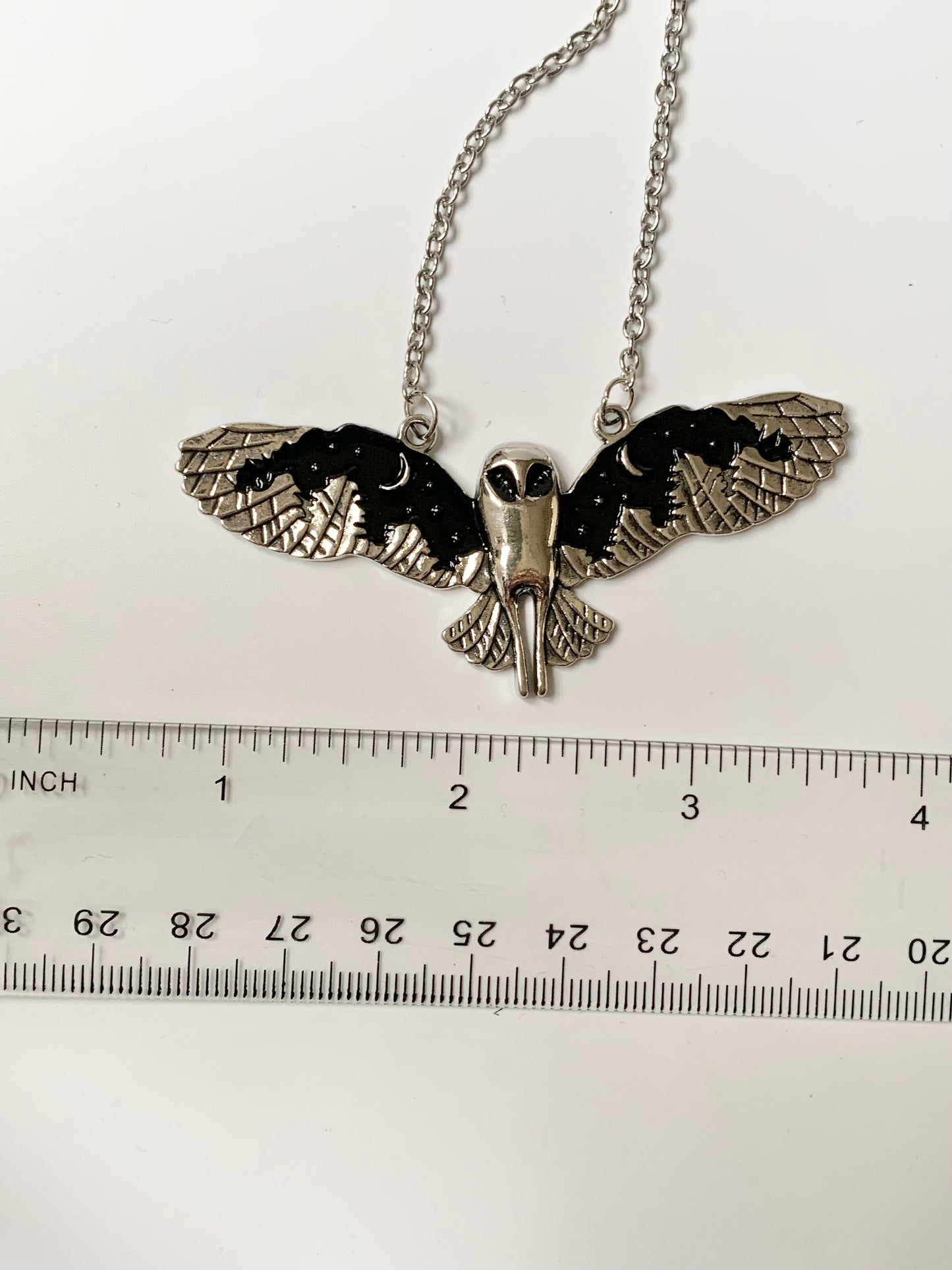 Black Owl Necklace