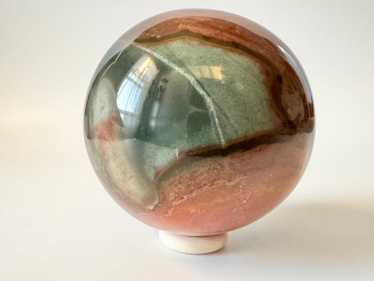 Polychrome Jasper Sphere, ~74mm