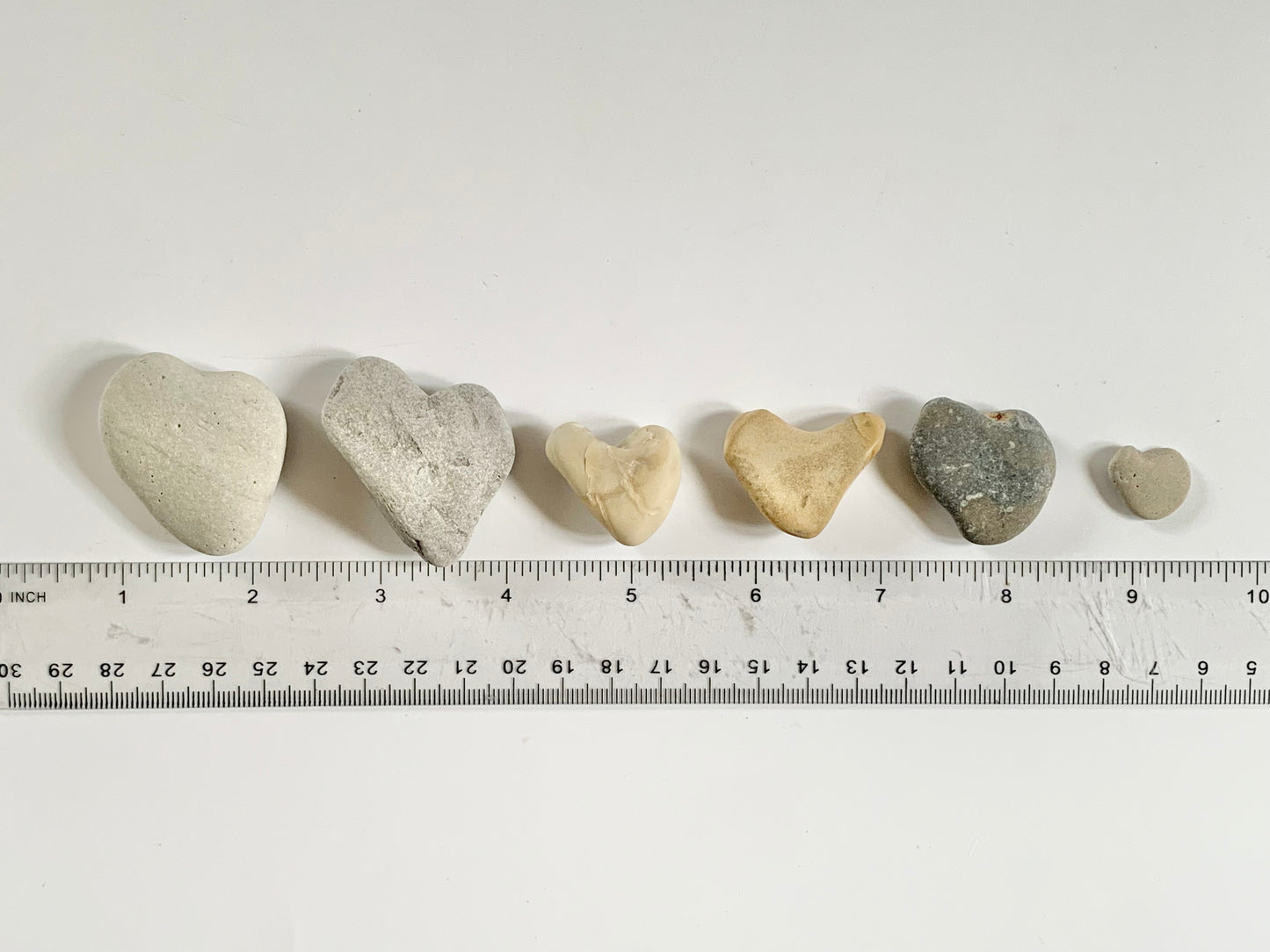 Lake Michigan Nature Heart Shaped Rocks