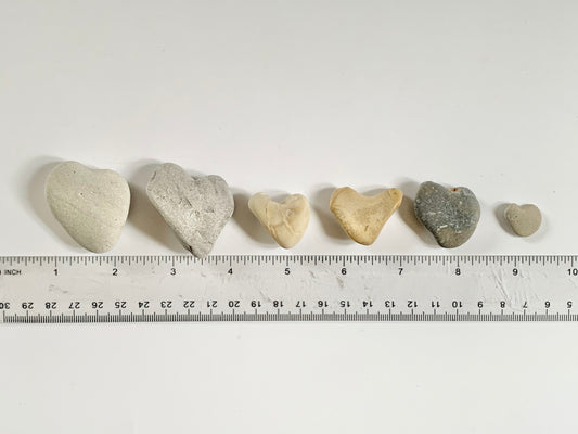 Lake Michigan Nature Heart Shaped Rocks