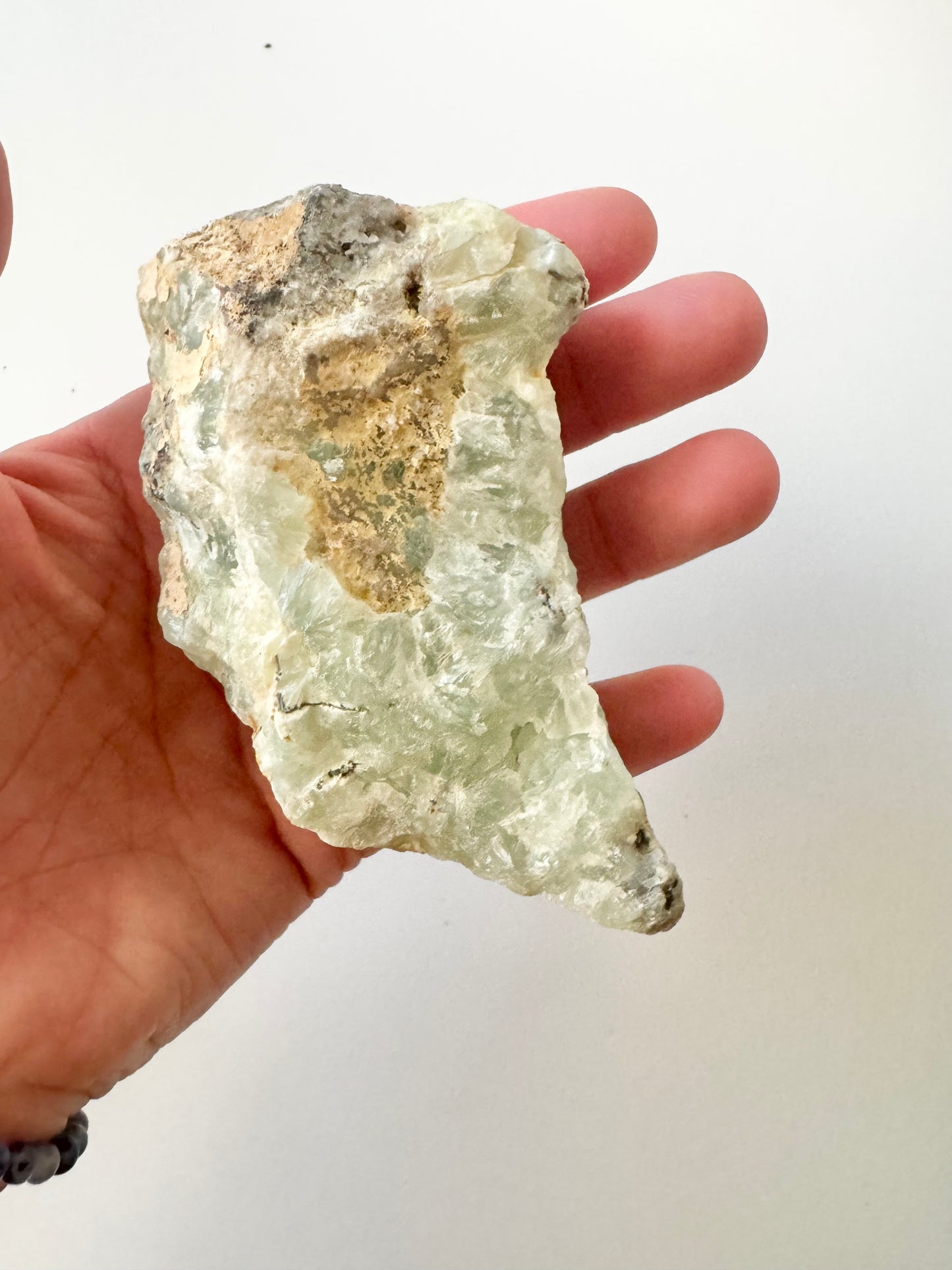 Prehnite, Raw