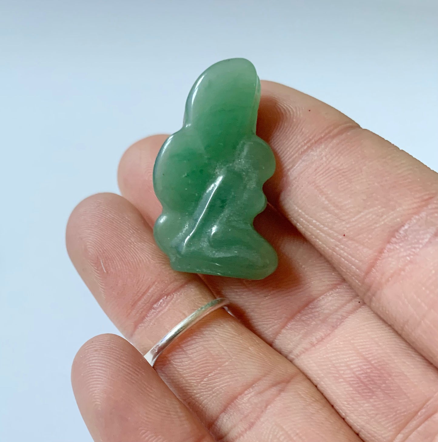 Tiny Kneeling Fairy carving