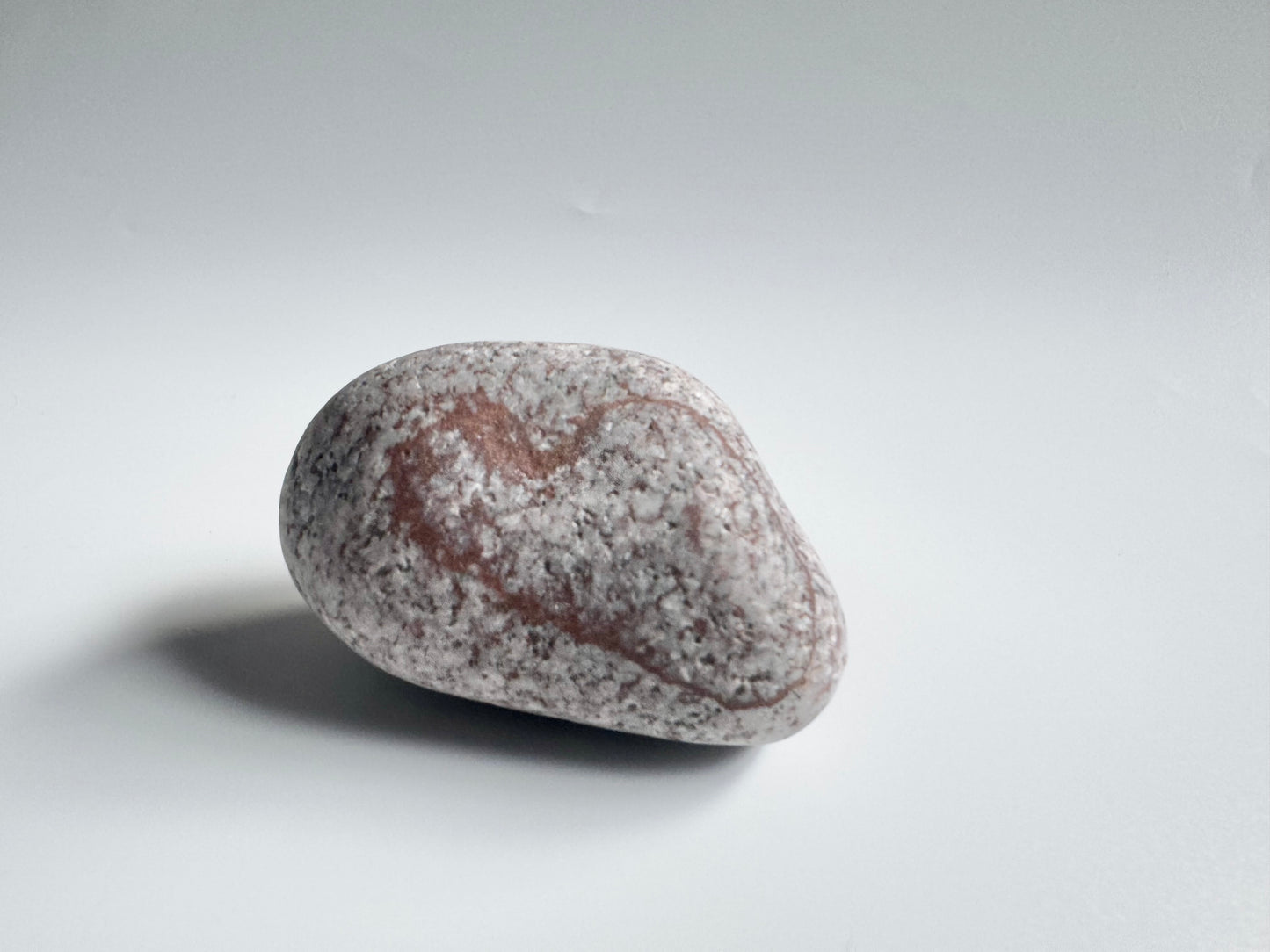 Heart on Lake Michigan stone