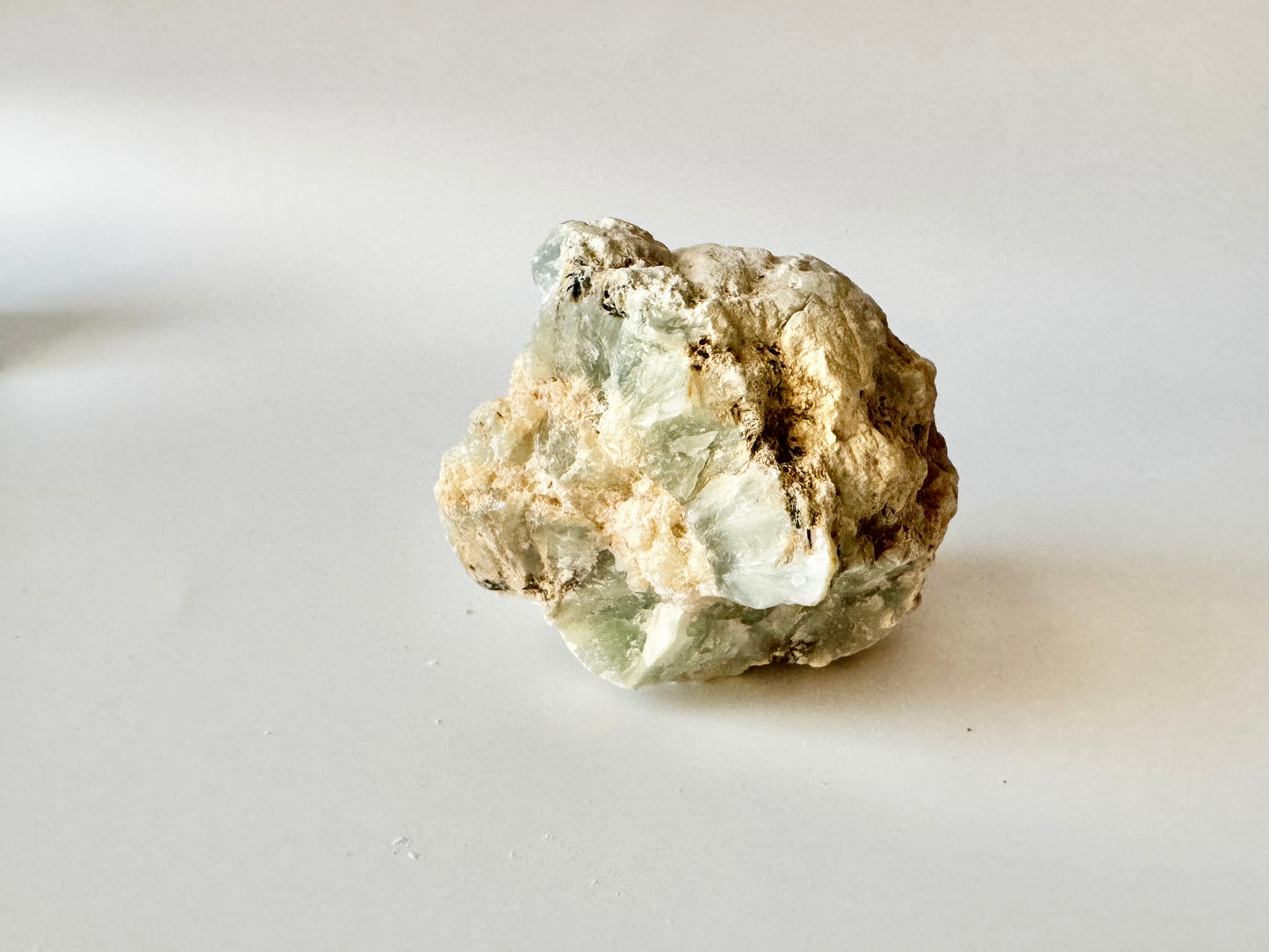 Prehnite, Raw