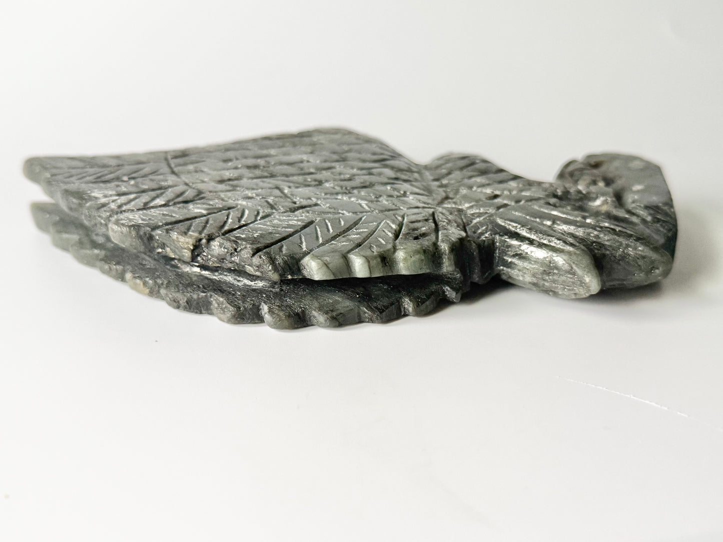 Labradorite Eagle Carving