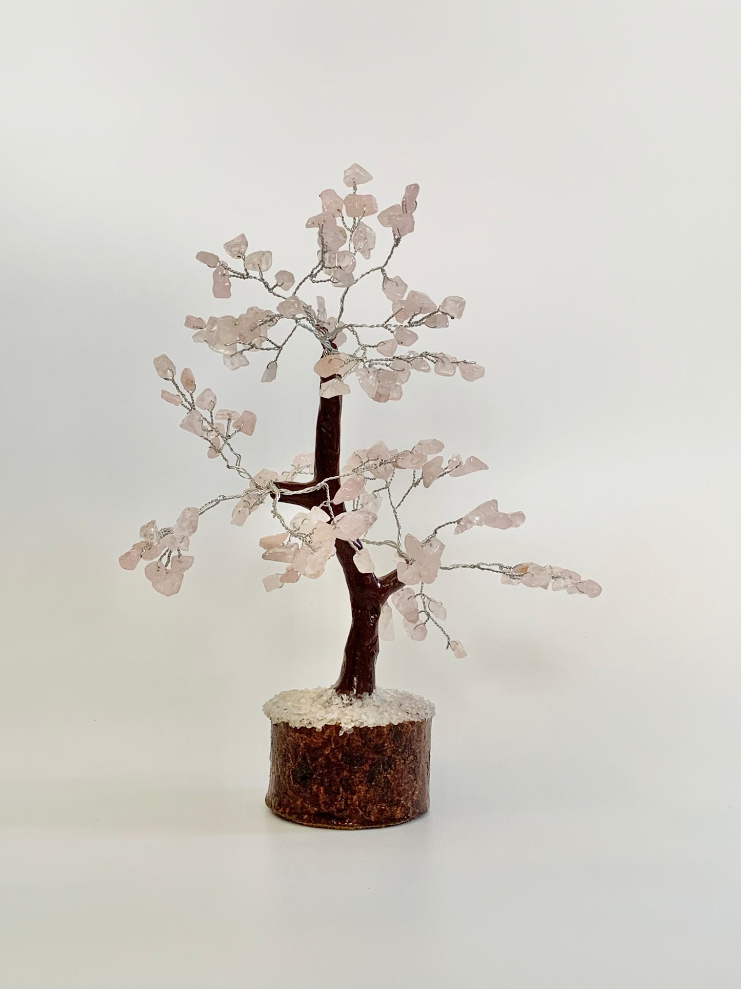 Gem Tree with wood base, choose your material
