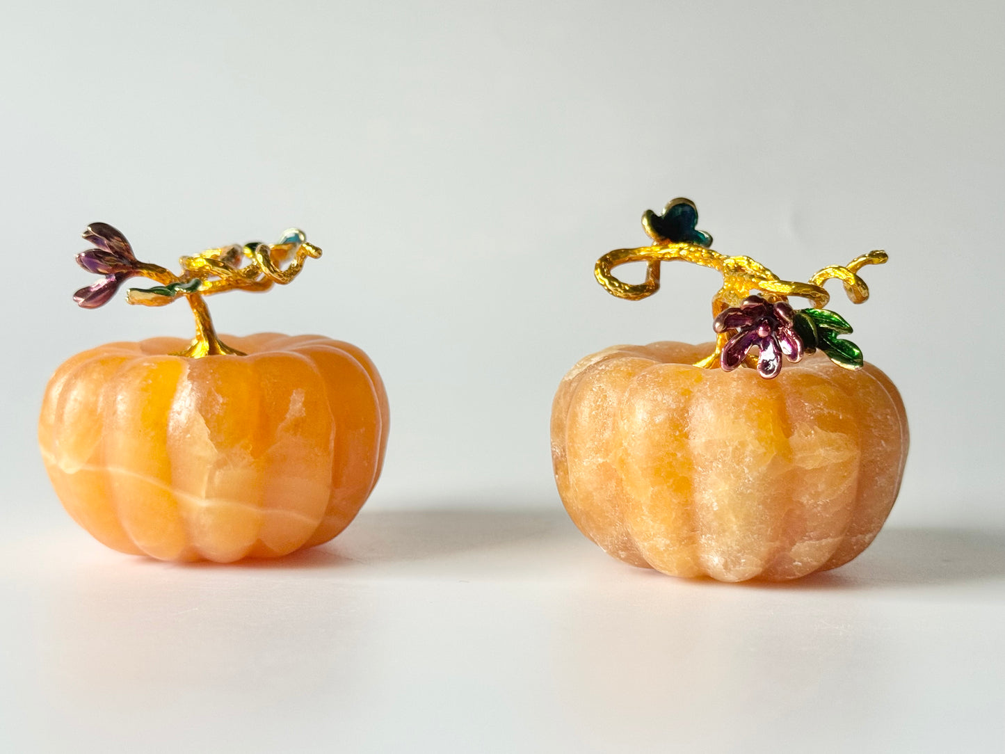 Orange/ Yellow Calcite Pumpkin Carving