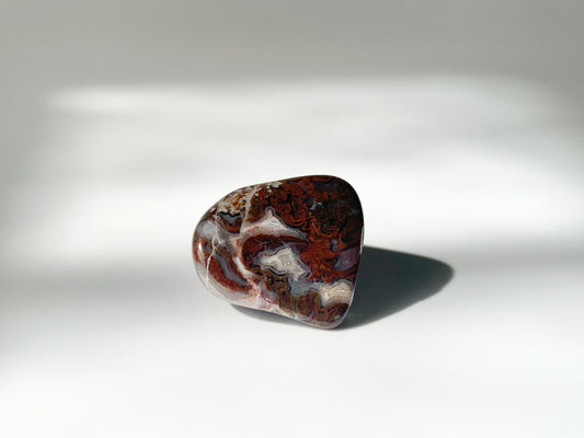 Mexican Moss Agate Polished stone, tumble