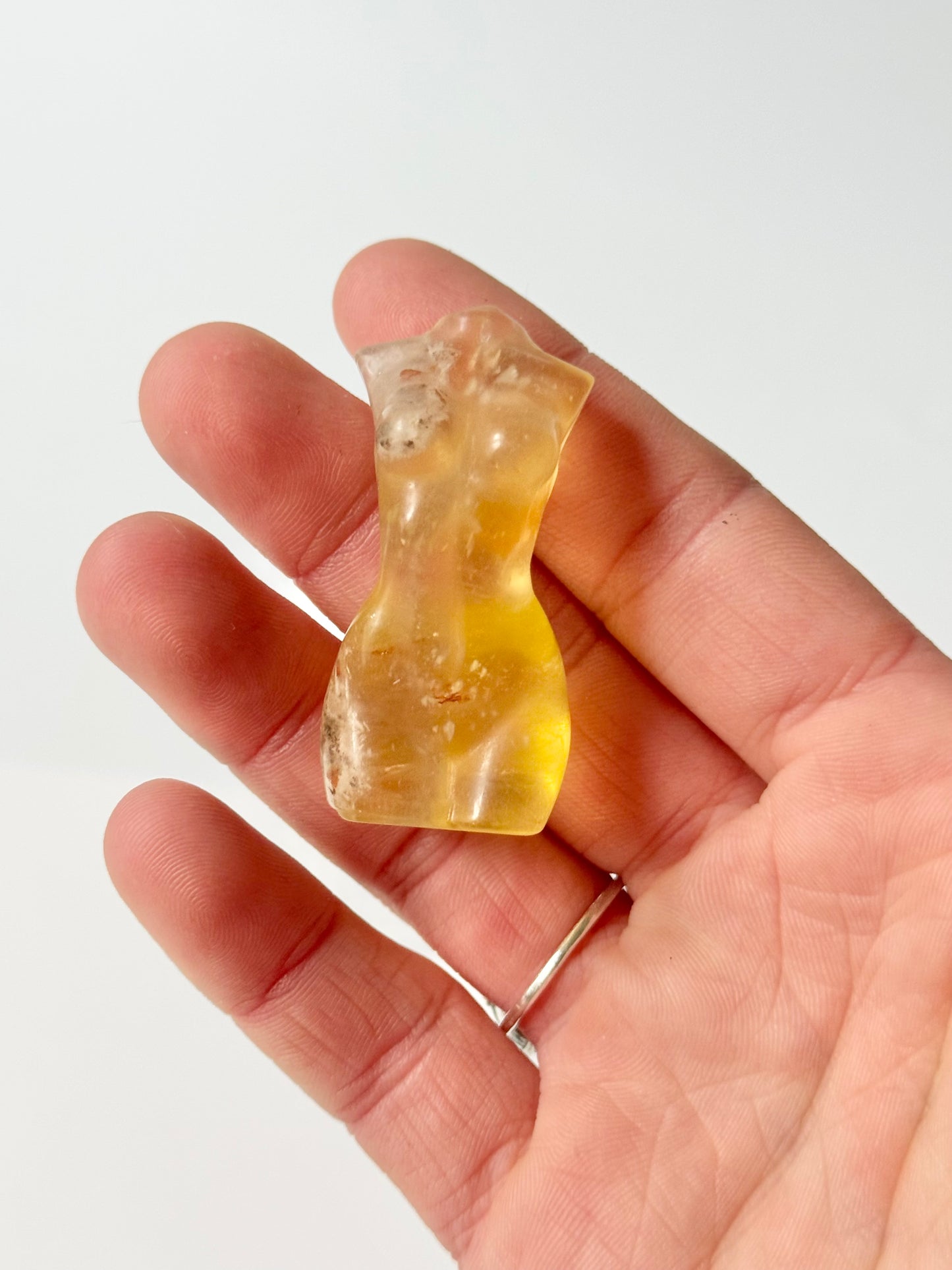 Small Woman Goddess Body, Fluorite