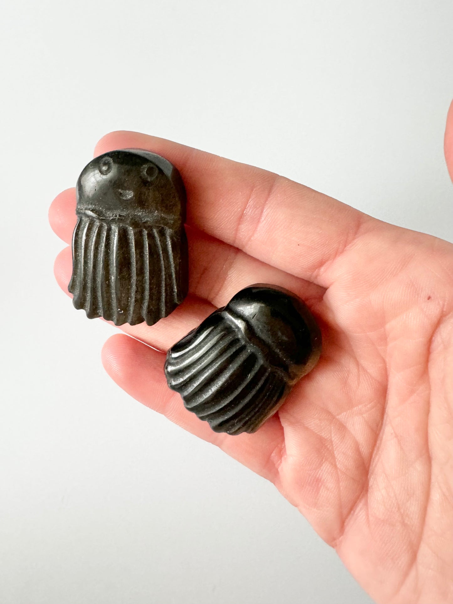 Sheen Obsidian Carving