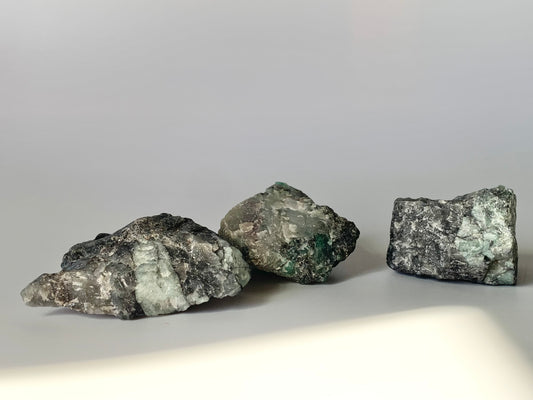 Raw Emerald in Matrix