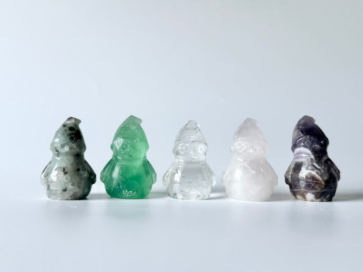 Mini Penguins with Hats Carving